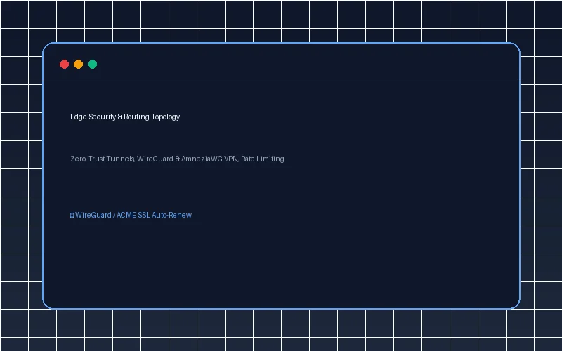 m1nas Zero-Trust & SSL Ingress